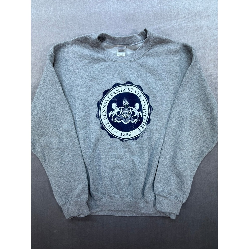 Vintage NCAA The Pennsylvania State University Hoodie Penn St Gray Med